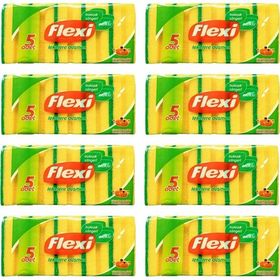 Flexi 8x5'li Oluklu Bulaşık Süngeri