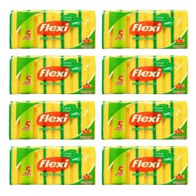 Flexi 8x5'li Oluklu Bulaşık Süngeri