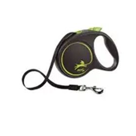 Flexi Black Design 5 mt Yeşil L Otomatik Şerit Köpek Gezdirme Kayışı
