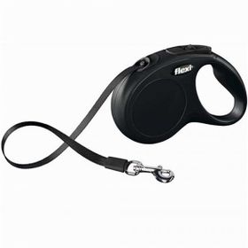 Flexi Classic 3 m Şerit XS Boy Siyah Köpek Tasması