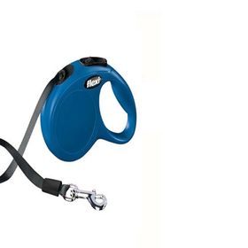 Flexi Classic Tape 3 m Mavi Otomatik Köpek Gezdirme Tasması