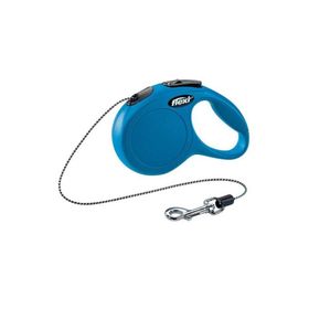 Flexi Kırmızı Xsmall Mavi 3 mt New Classic İp Otomatik Köpek Gezdirme Tasması
