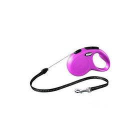 Flexi New Classic 5 m Pembe İp Köpek Tasması