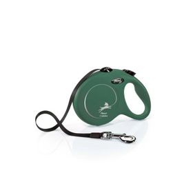 Flexi New Classic 5 mt M Yeşil Otomatik Şerit Köpek Gezdirme Kayışı