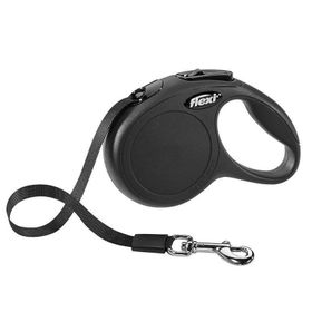 Flexi New Classic 5 mt Siyah Şerit Otomatik Köpek Tasması