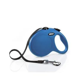 Flexi New Classic Mavi 5 m Şerit Medium Otomatik Köpek Gezdirme Tasması