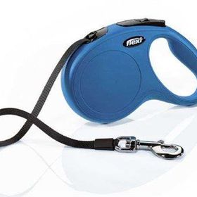 Flexi New Classic Medium 5 mt Mavi Şerit Köpek Tasması