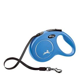 Flexi New Classic Medium 5 mt Mavi Şerit Köpek Tasması