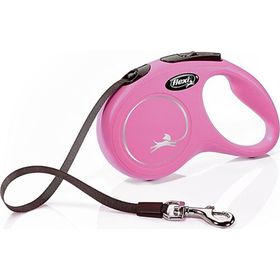Flexi New Classic Small 5m Şerit Pembe Tasma