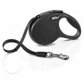 Flexi New Classic XS 3m Şerit Siyah Tasma