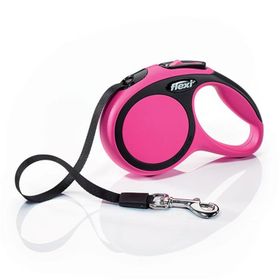Flexi New Comfort Small 5m Şerit Gezdirme Pembe Tasma