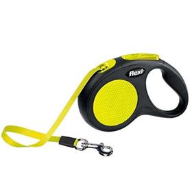 Flexi New Neon L 5M Şerit Sarı Tasma