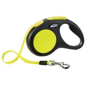 Flexi New Neon M 5M Şerit Sarı Tasma