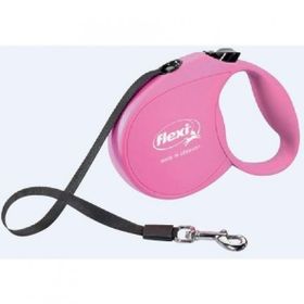 Flexi Standart Otomatik İp 5 m M Pembe Köpek Gezdirme Kayışı