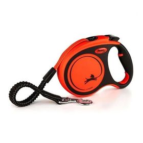 Flexi Xtreme 5 m Orange Medium Otomatik Şerit Köpek Gezdirme Tasması