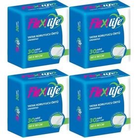 Flexilife 120 Adet 4x30'lu 60x90 cm Kedi Köpek Çiş Pedi