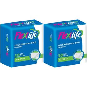 Flexilife 60 Adet 2x30'lu 60x90 cm Kedi Köpek Çiş Pedi