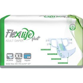 Flexilife Plus Belbantlı Ekstra Büyük Boy Xlarge 120 Adet Hasta Bezi