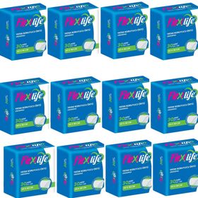 Flexlife 60x90 cm 12x30 Adet Klasik Hasta Alt Açma Yatak Koruyucu Örtü
