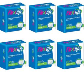 Flexlife 60x90 cm 6x30 Adet Klasik Hasta Alt Açma Yatak Koruyucu Örtü