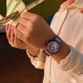 Flik Flak FBNP243 Stripy Stripe Çocuk Kol Saati