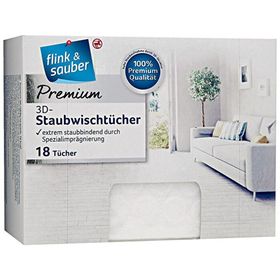 Flink & Sauber 18 Adet Premium Toz Alma Bezi