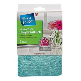 Flink & Sauber 32x35 cm 2 Adet Mikrofiber Çok Emici Genel Temizlik Bezi
