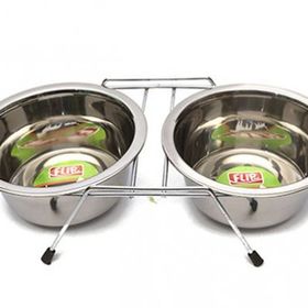 Flip 16 Oz. Ke-3272d 0.47 lt Tel Ayaklı Çelik Mama Kabı