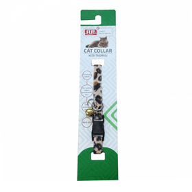 Flip 25 cm Leopar Desenli Kedi Boyun Tasması