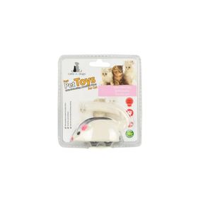 Flip Beyaz Kurmalı Peluş Fare