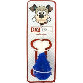 Flip FLPK-101 Plastik Dental Tavuk Budu Kemik 11 cm Köpek Oyuncak