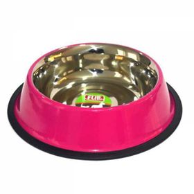 Flip KE-3201P Mat Pembe 8 Oz Çelik Mama Kabı