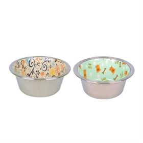 Flip Seramik Kaplı 945 ml Çelik Mama Kabı