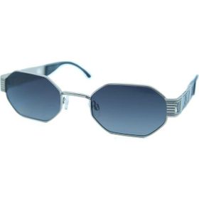 Flirt FL 966 740G 51 Geometrik Gri Metal Unisex Güneş Gözlüğü