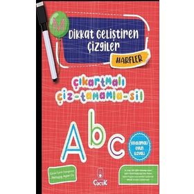 Floki Çocuk Yayınları Dikkat Geliştiren Çizgiler-Harfler