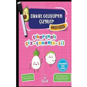 Floki Çocuk Yayınları Dikkat Geliştiren Çizgiler-Meyveler ve Sebzeler