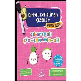 Floki Çocuk Yayınları Dikkat Geliştiren Çizgiler-Meyveler ve Sebzeler