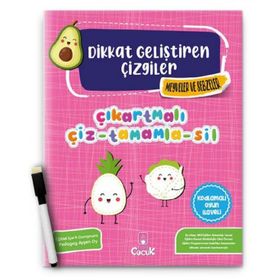 Floki Çocuk Yayınları Dikkat Geliştiren Çizgiler-Meyveler ve Sebzeler