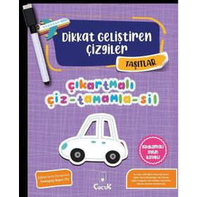 Floki Çocuk Yayınları Dikkat Geliştiren Çizgiler-Taşıtlar