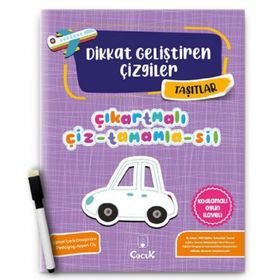 Floki Çocuk Yayınları Dikkat Geliştiren Çizgiler-Taşıtlar