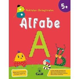 Floki Çocuk Yayınları Noktaları Birleştirelim - Alfabe 5 Yaş