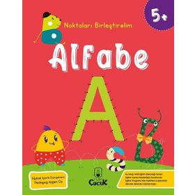Floki Çocuk Yayınları Noktaları Birleştirelim - Alfabe 5 Yaş
