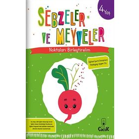 Floki Çocuk Yayınları Noktaları Birleştirelim Sebzeler Meyveler