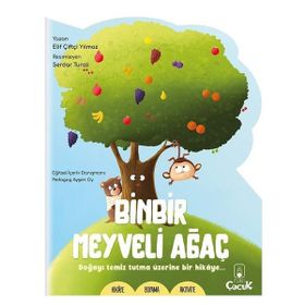 Floki Çocuk Yayınları Şekilli Hikâye Binbir Meyveli Ağaç