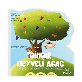Floki Çocuk Yayınları Şekilli Hikâye Binbir Meyveli Ağaç