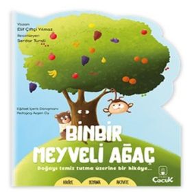 Floki Çocuk Yayınları Şekilli Hikâye Binbir Meyveli Ağaç