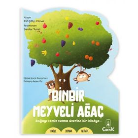 Floki Çocuk Yayınları Şekilli Hikâye Binbir Meyveli Ağaç
