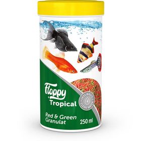 Floppy 250 ml FLP005 Tropical Red Green Granulat Balık Yemi
