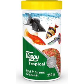 Floppy 250 ml FLP005 Tropical Red Green Granulat Balık Yemi