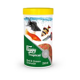 Floppy 250 ml FLP005 Tropical Red Green Granulat Balık Yemi
